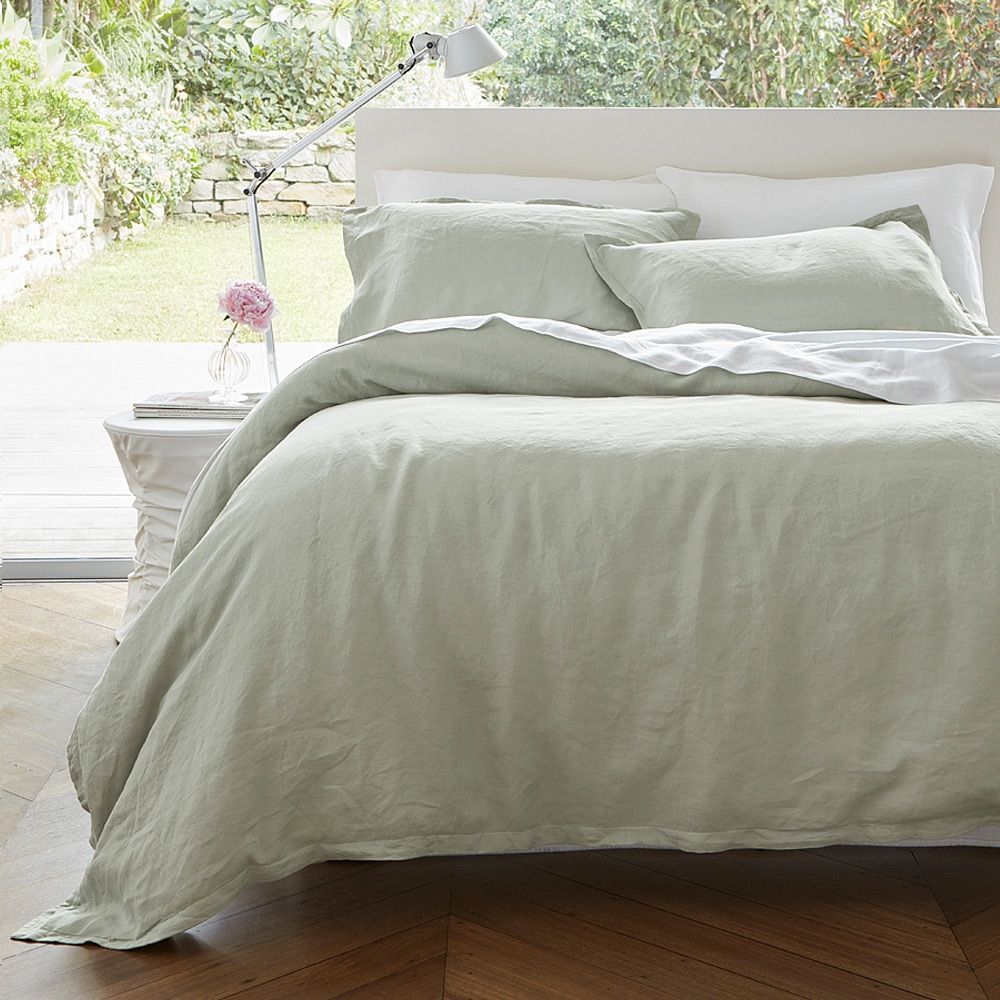 Linen Duvet Cover Set Baksana, California King Bed Sheets Nz