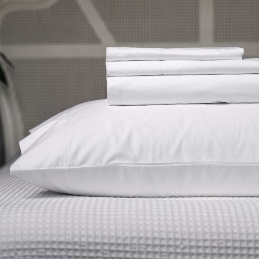 500TC Percale Organic Cotton Sheet Set