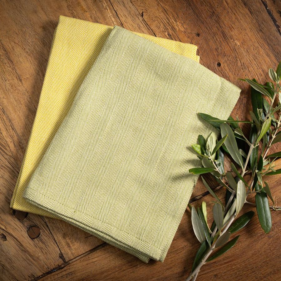 Herringbone Tea Towels