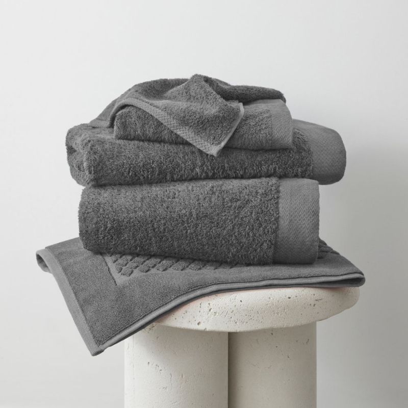 Bamboo Towels Charcoal Baksana Homewares