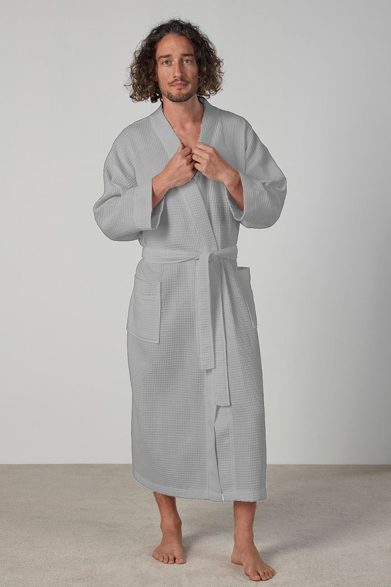 50/50 Waffle Kimono Robe