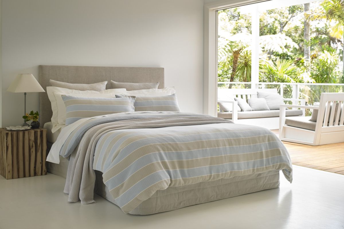 Florida Stripe Duvet Cover Set-King