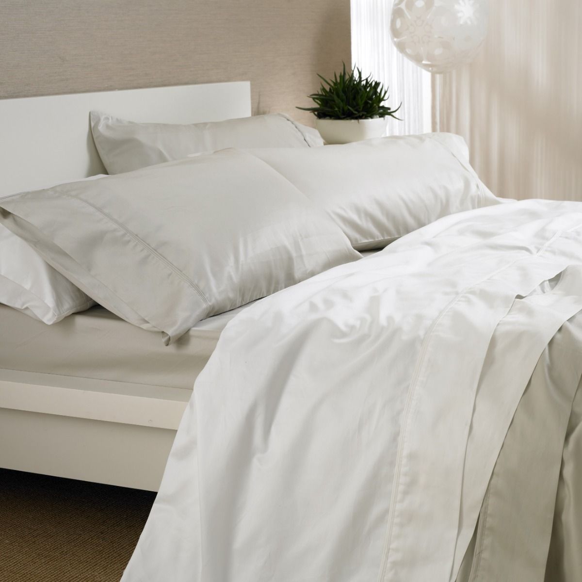 1000TC Luxury Sateen Cotton Sheet Separates & Pillowcases