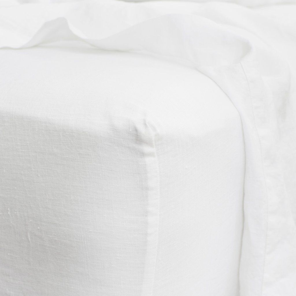 European Linen Fitted Sheet - from
