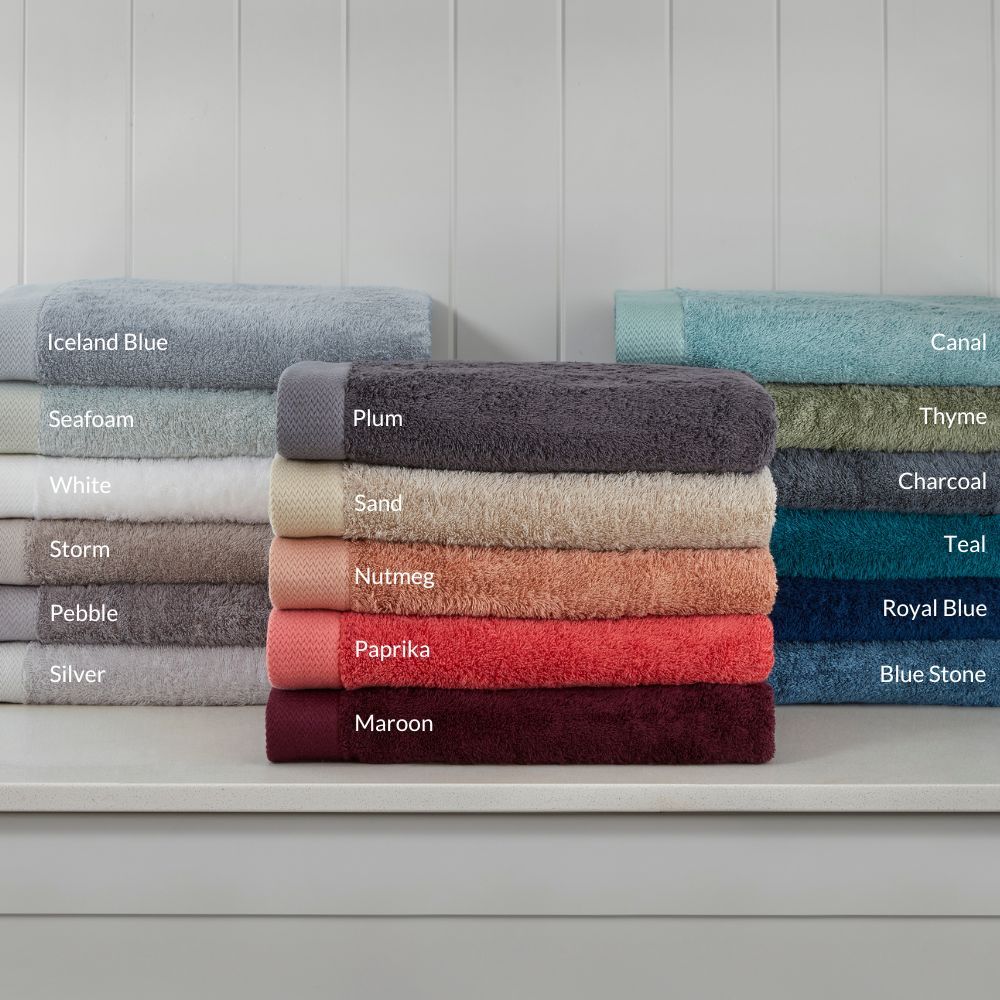 Bamboo Towels - Blue Stone