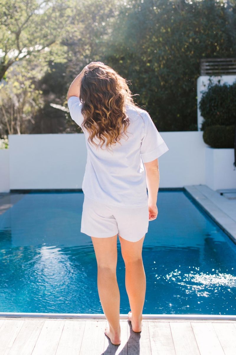 Blair Linen Short Classic PJ Set