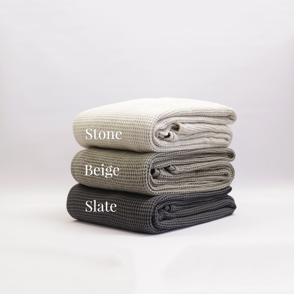 New Bliss Stonewashed Blanket Baksana Homewares