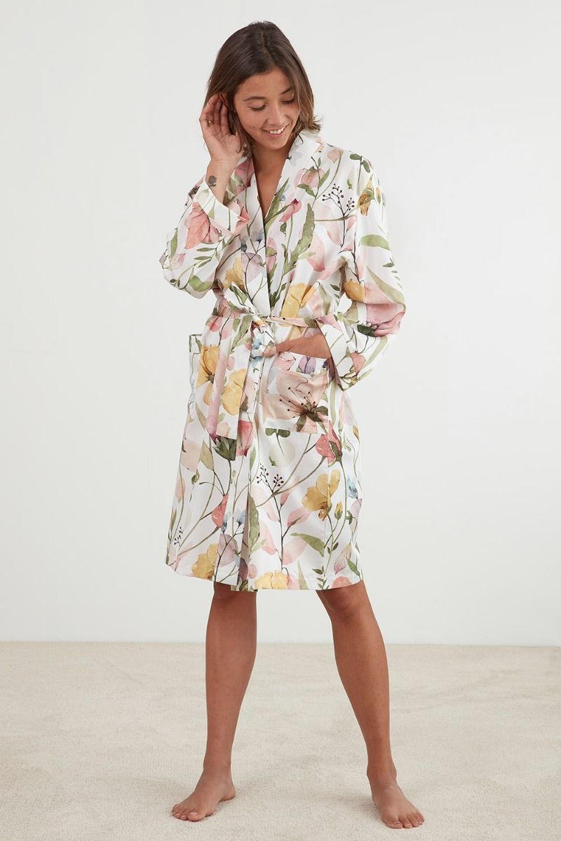Spring Flowers Robe