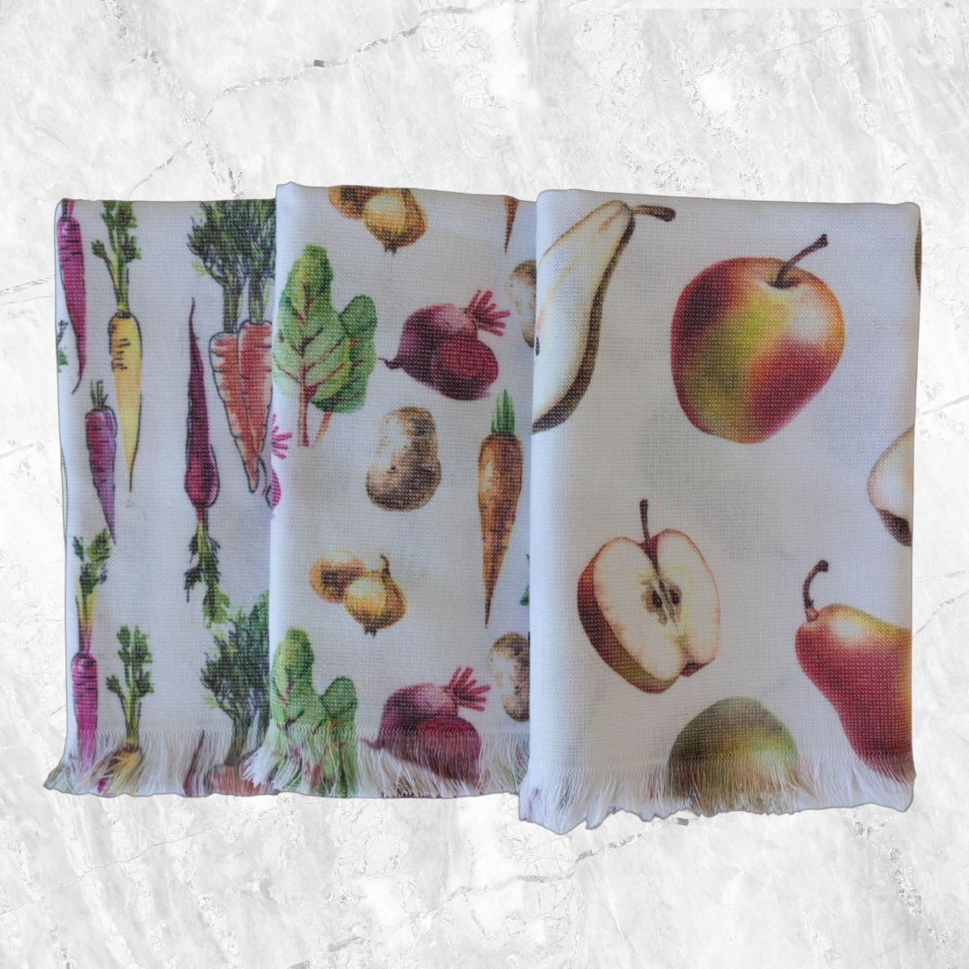 Printed Kitchen Tea Towels
