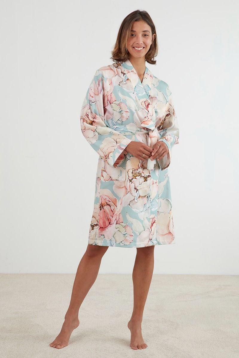 Peonies Robe