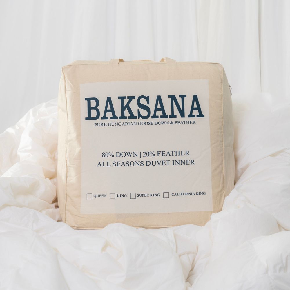 All Season 80/20 Hungarian Goose Down & Feather Duvet Inner