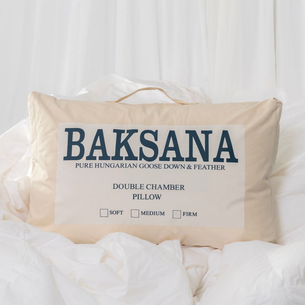 Double Chamber Hungarian Goose Down & Feather Pillow