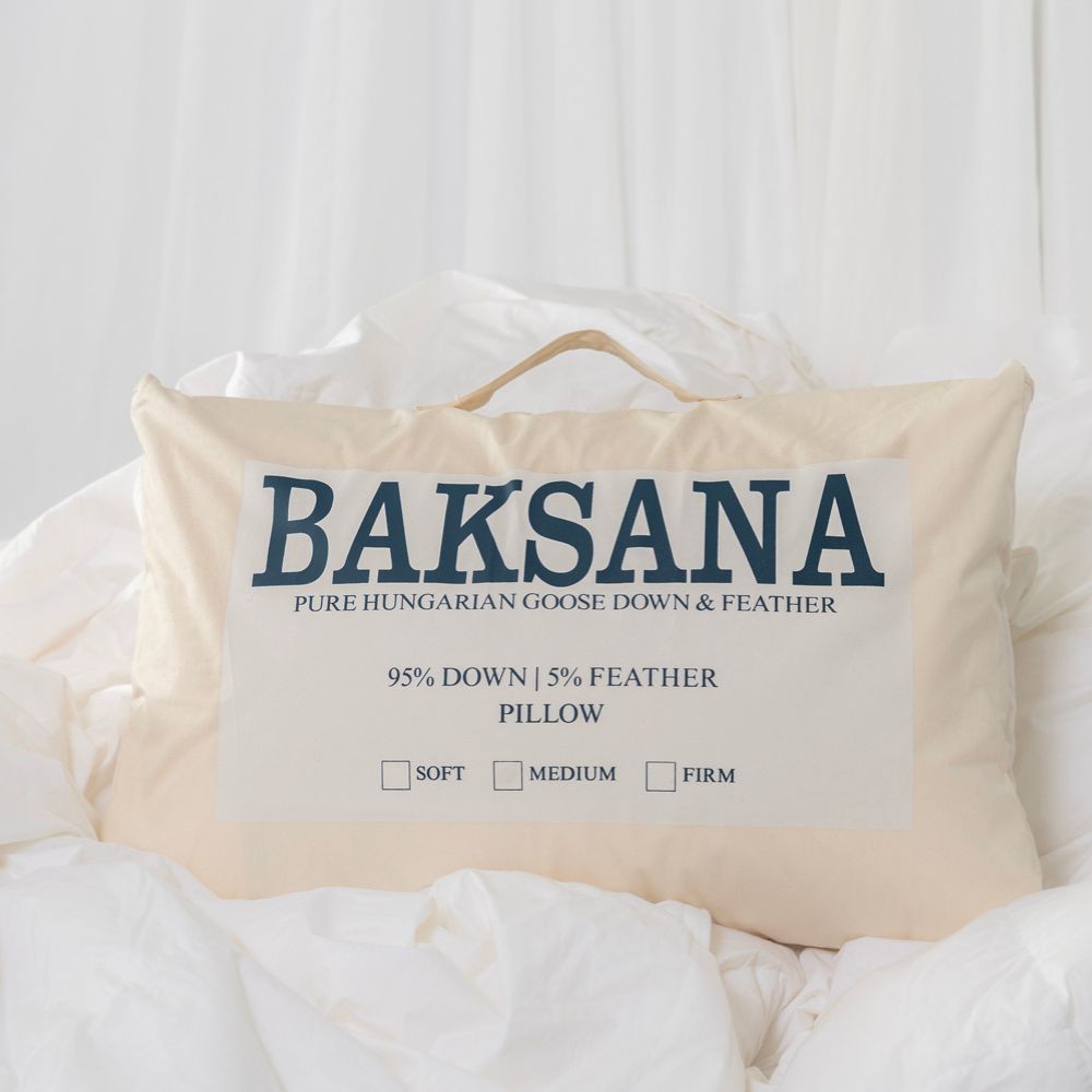 95/5 Hungarian Goose Down & Feather Pillow