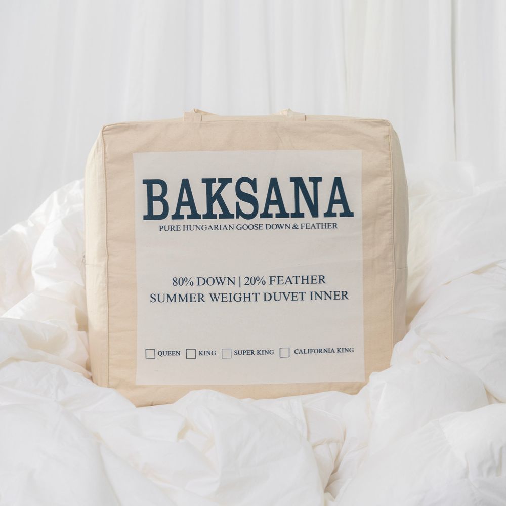 80/20 Hungarian Goose Down & Feather Summer Weight Duvet Inner