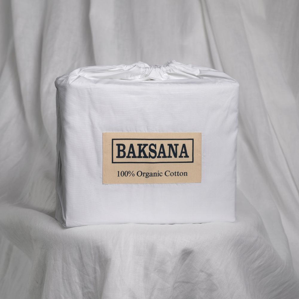 500TC Percale Organic Cotton Sheet Set
