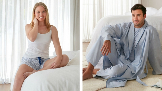 Baksana womens and mens sleepwear