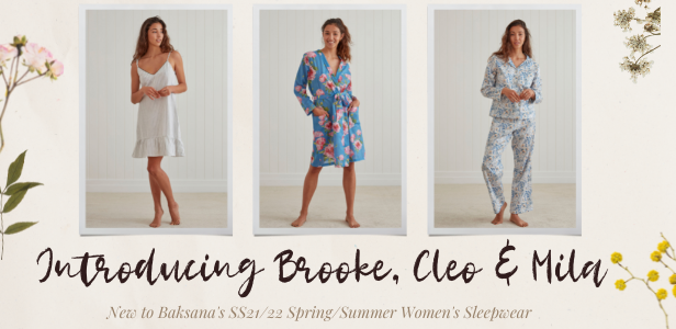 Introducing Baksana's SS21/22 Spring/Summer Women's Sleepwear