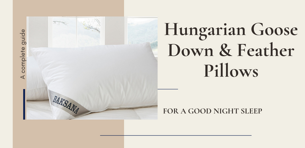 Hungarian Goose Down and Feather Pillows