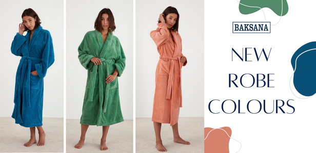 Stay Warm and Stylish with Baksana's Newest Robe Colors