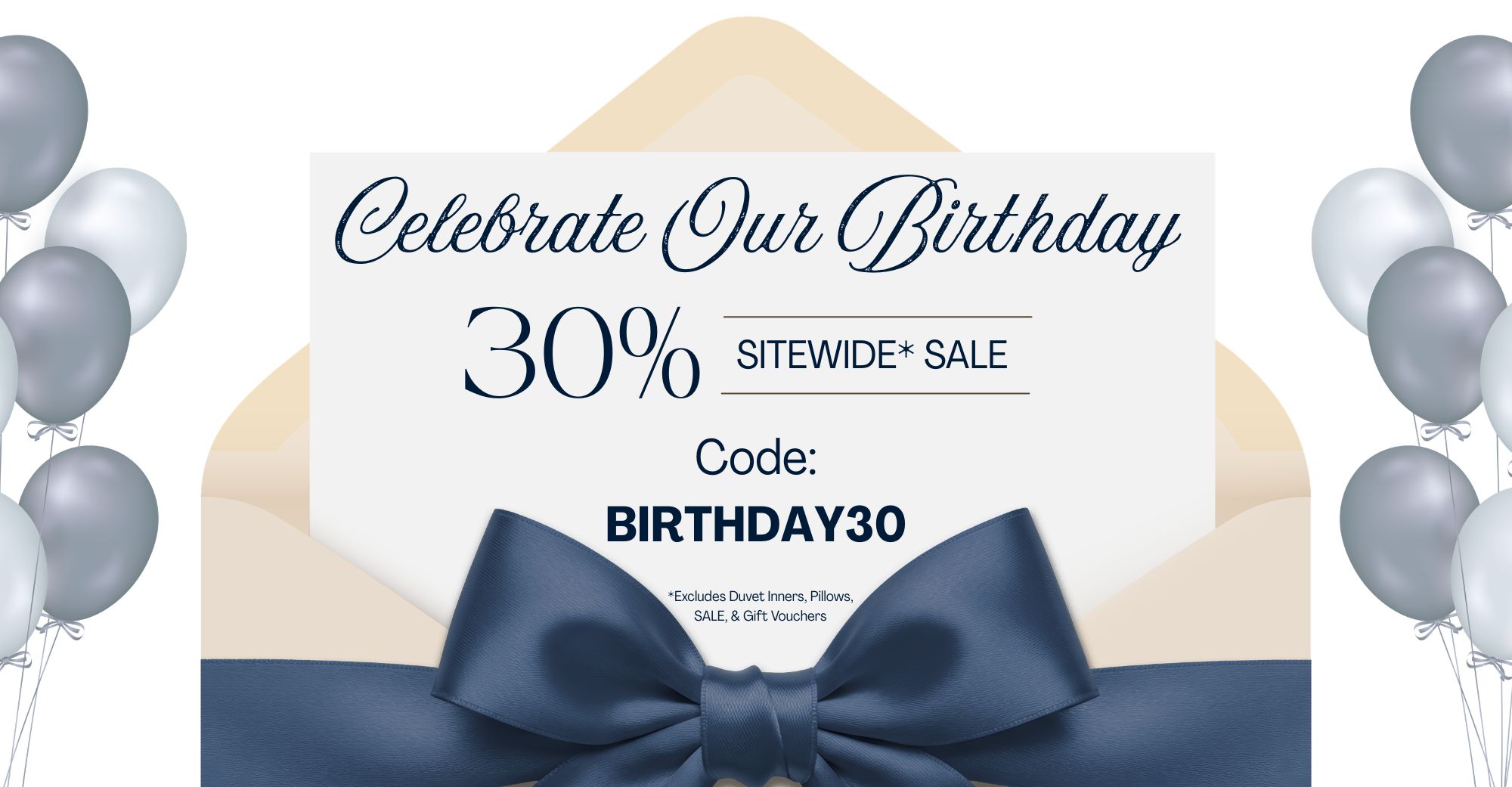30% Off Birthday Sale