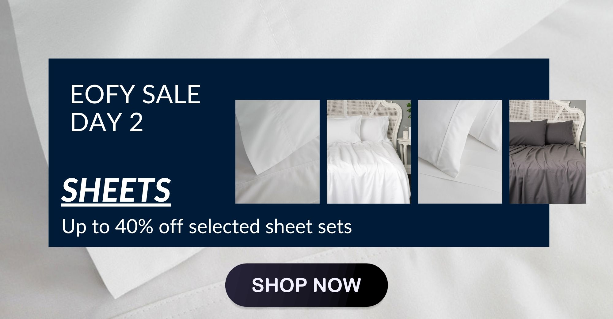 Shop 40% Off Selected Sheets