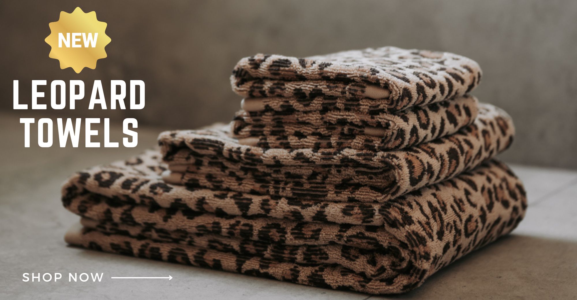 Shop Leopard Towels