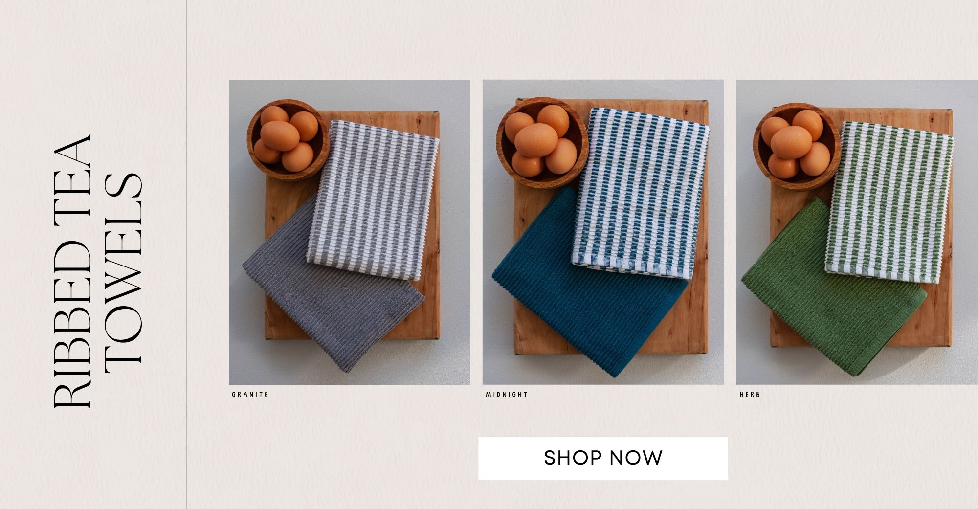 Shop Ribbed Tea Towels 