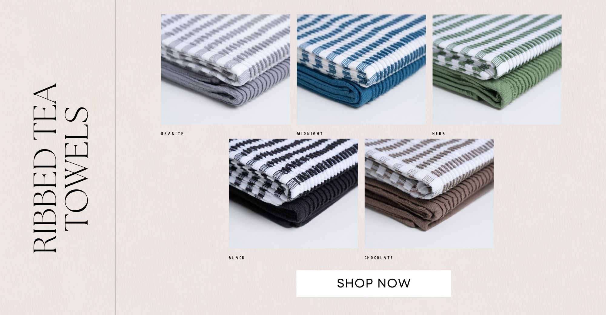 Shop Ribbed Tea Towels