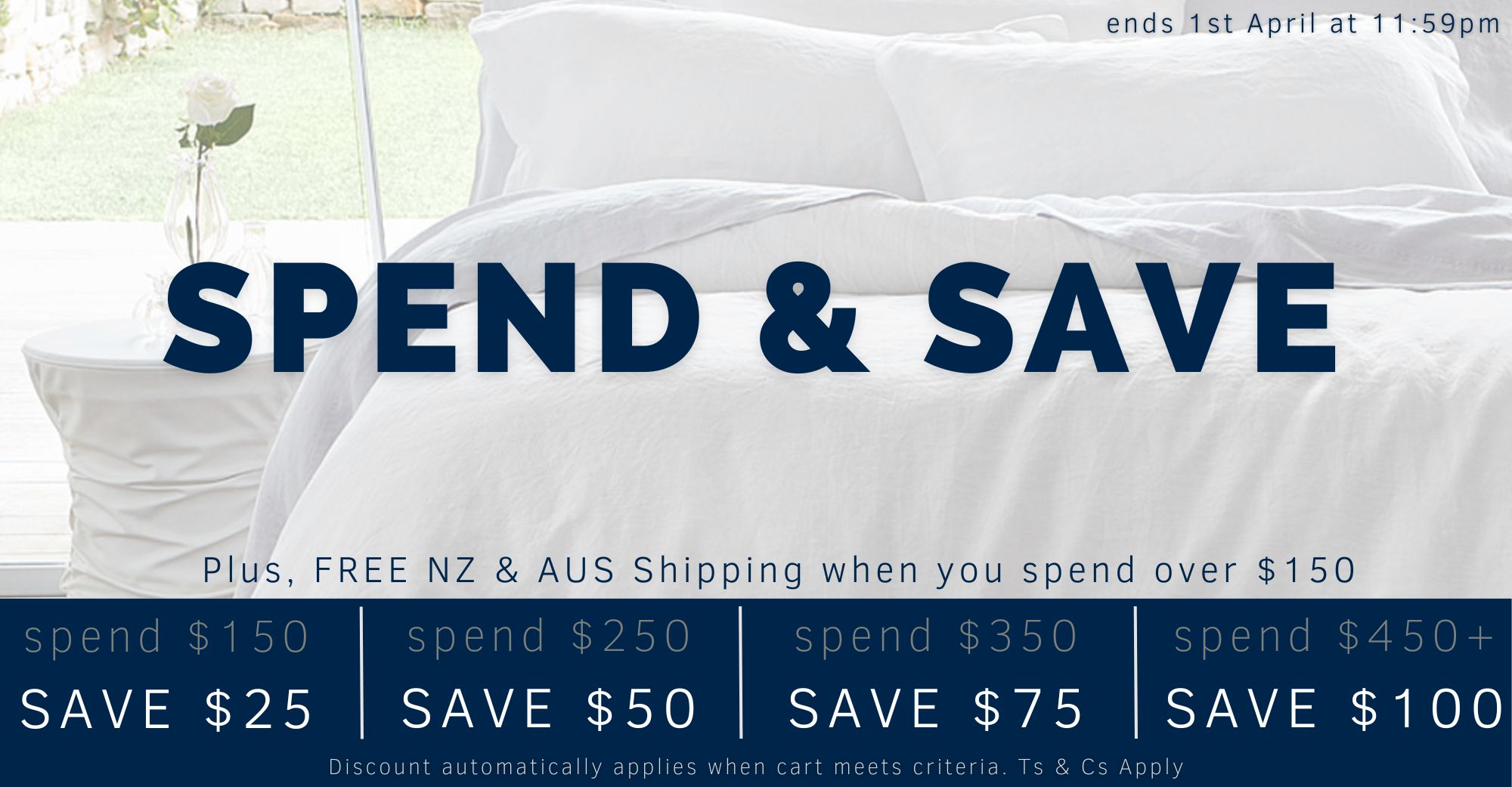 Shop Bedroom Spend and Save